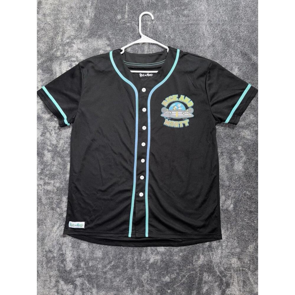 Rick and Morty Men's‎ Mesh Baseball Jersey